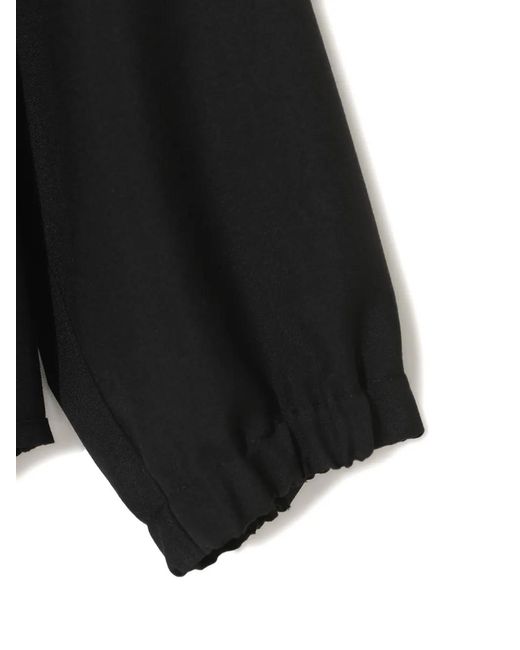 Undercover Black Elastic-Cuff Wool Jacket for men