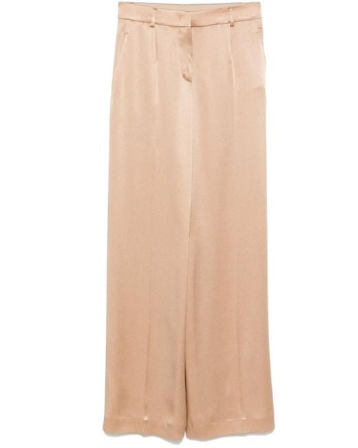 Alberta Ferretti Natural Trousers