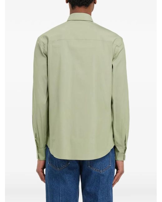 Ferragamo Button-Down Overhemd in het Green voor heren