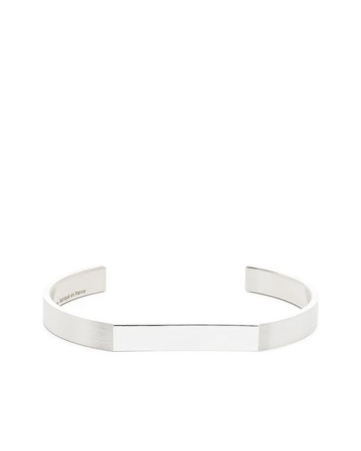 Le Gramme White Sterling 21G Gordon Bracelet