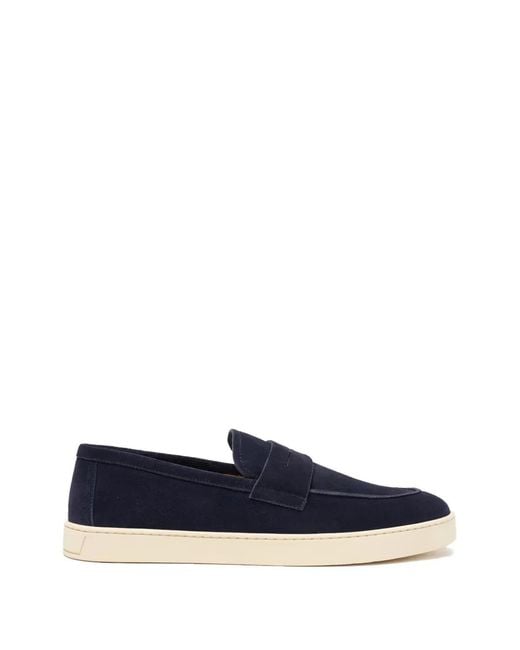 Scarosso Blue Ramon Loafers for men