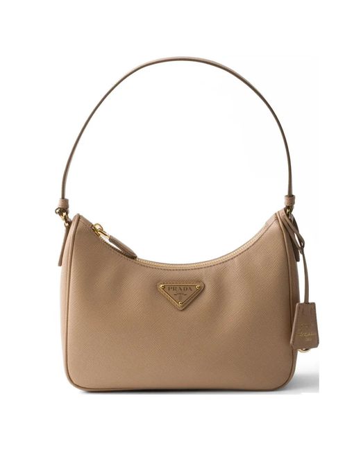 Prada Natural Re-Edition 2005 Saffiano Leather Mini-Bag