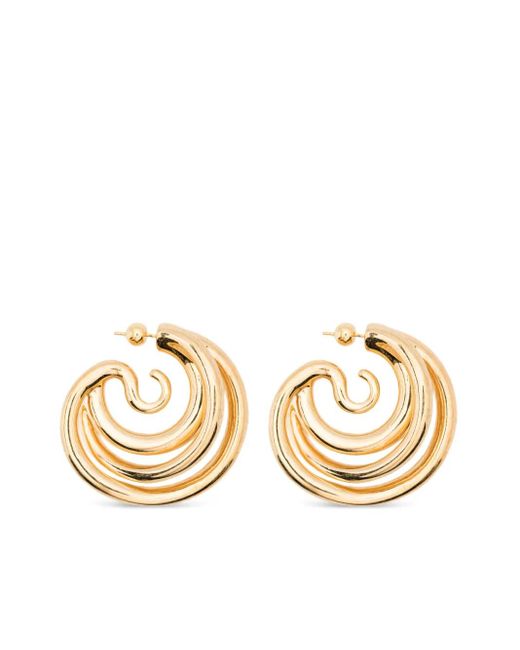 Panconesi Metallic Triptych Earring