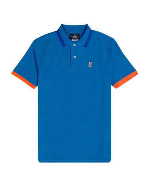 Psycho Bunny Blue Hayfield Polo Shirt for men