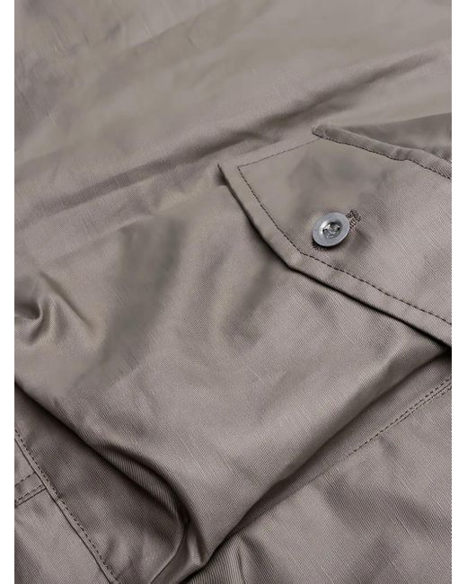 Comme des Garçons Gray Multi-Pocket Button-Cuff Shirt Jacket for men