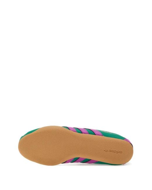 Adidas Green Tokyo Three-Stripe Sneakers