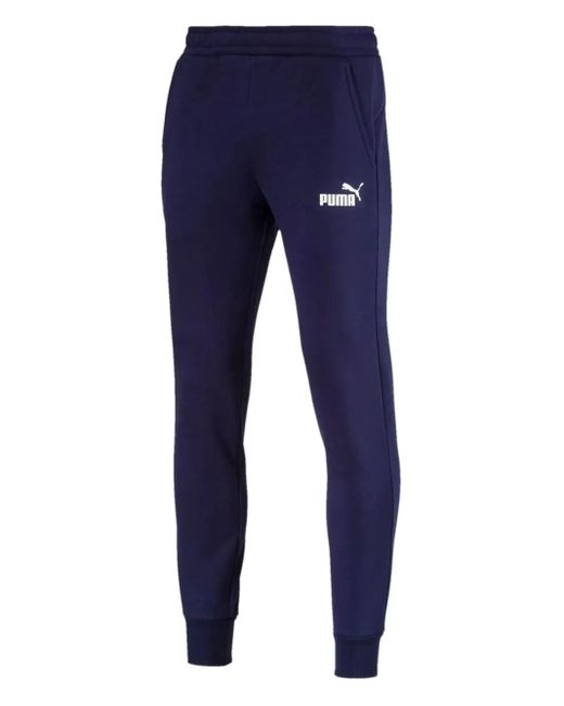 PUMA Blue Logo-Detail Track Pants for men