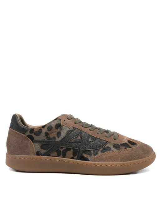 Leopard-print sneakers Ash de color Brown