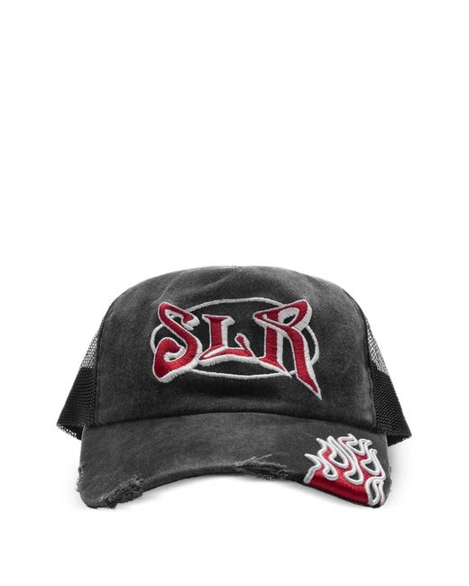 NAHMIAS Black Slr Flame Hat for men