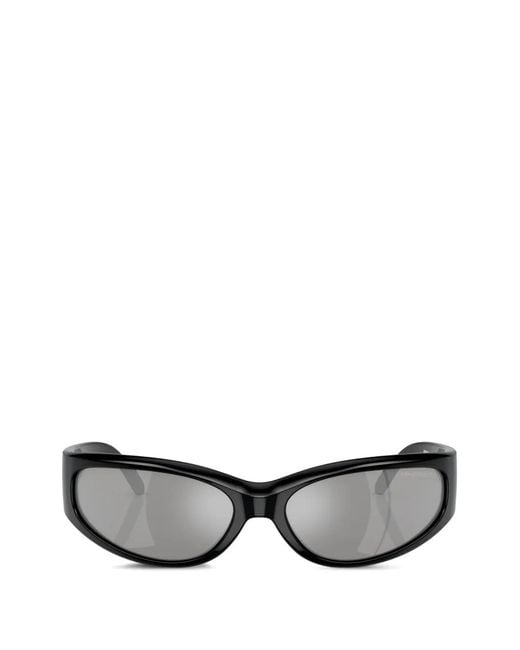 Arnette Gray Catfish Oval-Frame Sunglasses for men