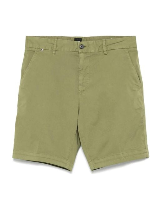 メンズ Boss チノショートパンツ Green