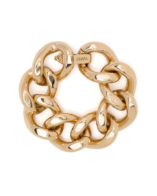 Brazalete chain Isabel Marant de color Metallic