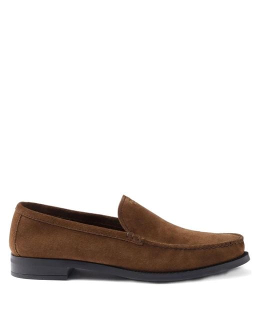 Prada Suède Loafers in het Brown