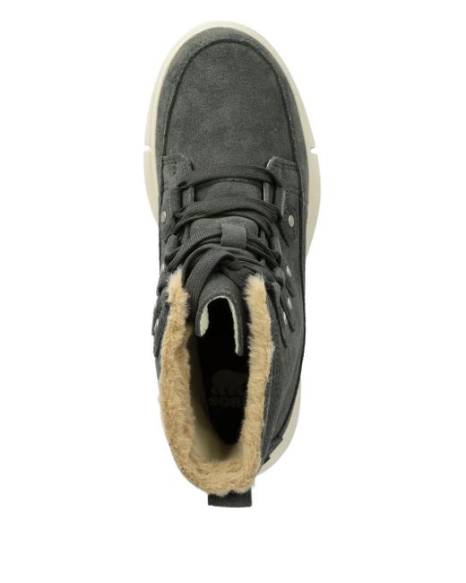 Sorel Black Stiefel aus Wildleder