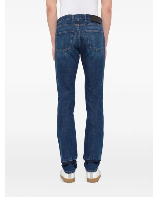 Lanvin Blue Five-Pockets Jeans for men