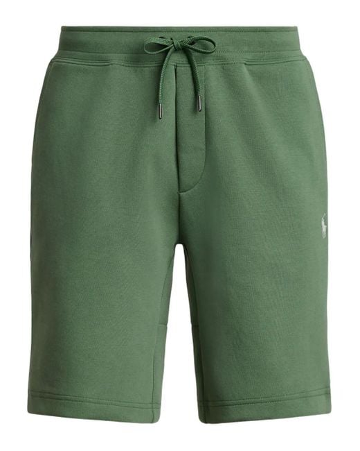 Polo Ralph Lauren Green Drawstring-Waist Shorts for men