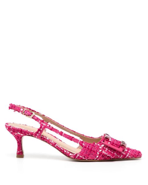Madison Maison Pink 50Mm Atena Slingback Pumps