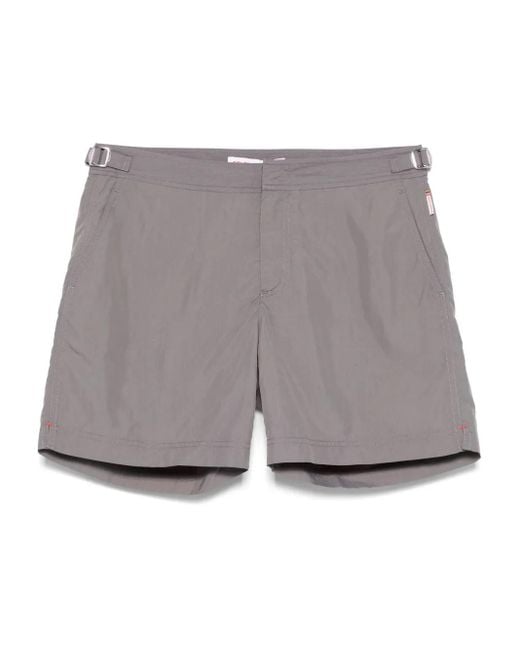 Orlebar Brown Gray Bulldog Swim Shorts for men