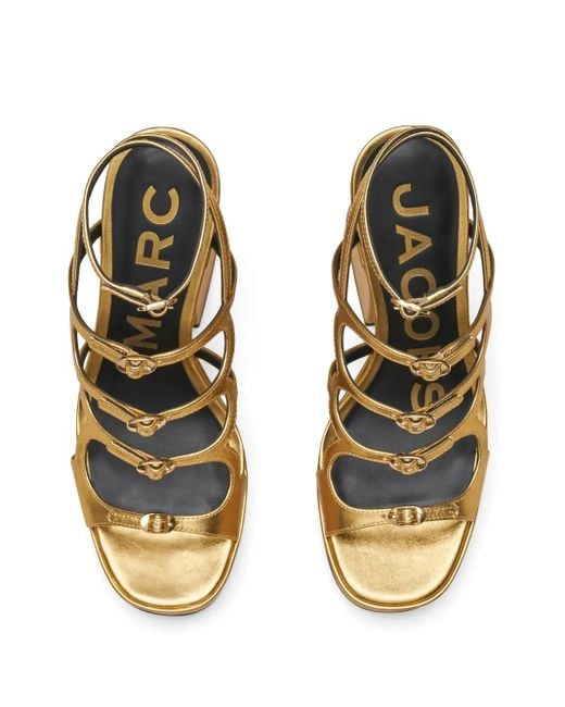 Marc Jacobs Metallic The Kiki Sandals