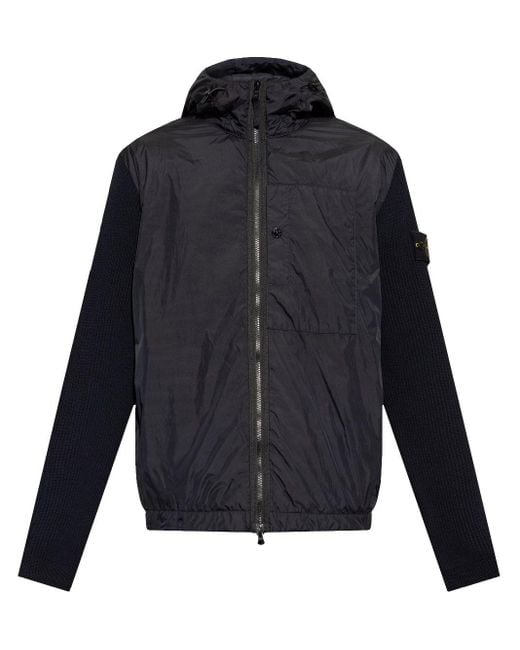 Stone Island Blue Compass Badge Jacket for men