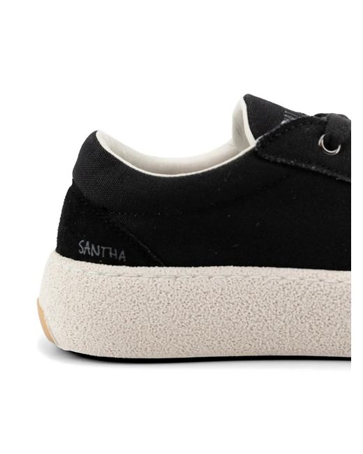 Santha Black Kaouki Platform Sneakers