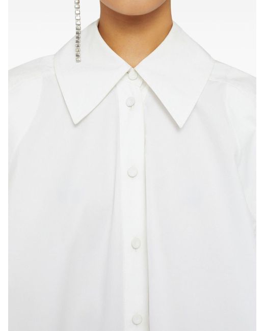Jil Sander Oversized Overhemd in het White