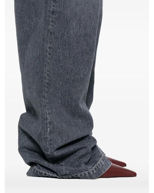 Rick Owens Blue Geth Washed Jeans