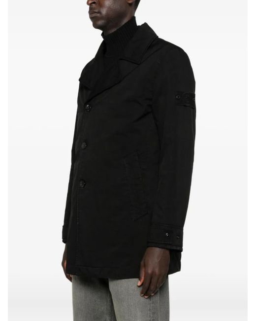 Stone Island Black Jacket Ghost for men