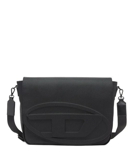 DIESEL Black 1Dr Messenger Bag for men