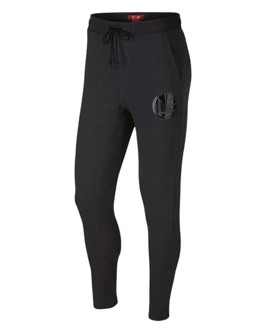 Nike Black Golden State Warriors Track Pants