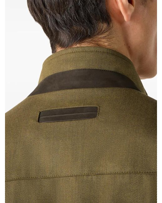 Zegna Green Four-Pocket Jacket for men