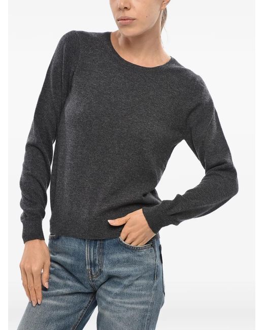 Malo Gray Crew-Neck Sweater