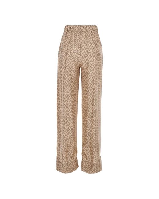Herno Natural Patterned Drawstring-Fastening Trousers