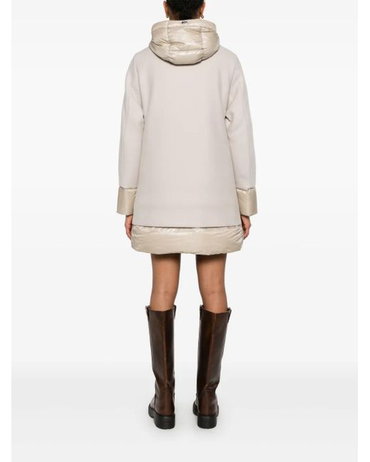 Herno Gray A-Line Lightweight Coat