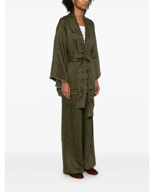 P.A.R.O.S.H. Green Linen Jacket