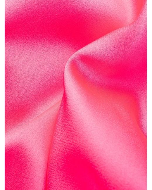 Versace Pink Cowl-Back Gown