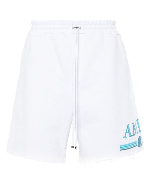Amiri Shorts mit gummiertem Logo in White für Herren