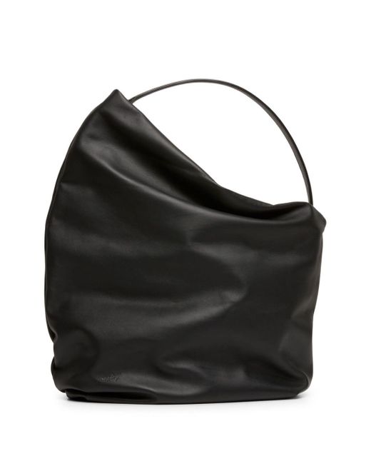 Marsèll Black Fanta Leather Shoulder Bag