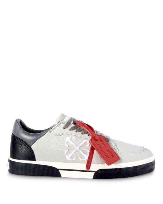 Off-White c/o Virgil Abloh Vulcanized Sneakers in Colour-Block-Optik in Red für Herren