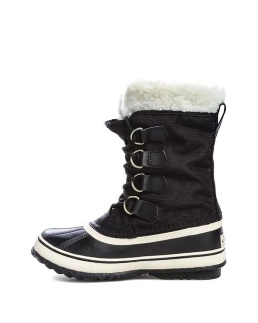 Sorel Black Bottines Winter Carnival À Lacets