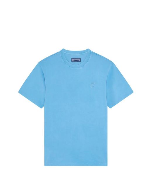 Vilebrequin Blue Short-Sleeves T-Shirt for men