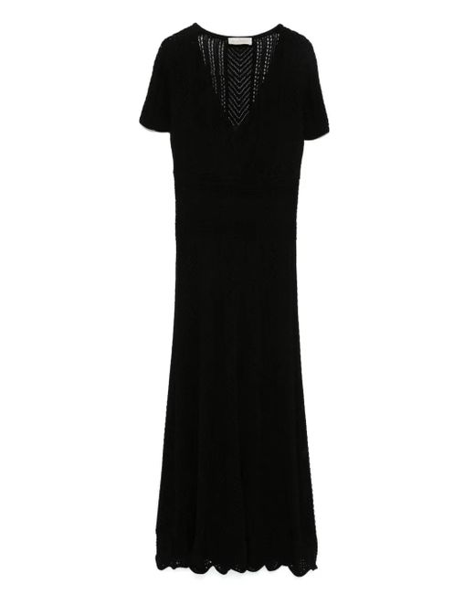 Bruno Manetti ニット マキシドレス Black