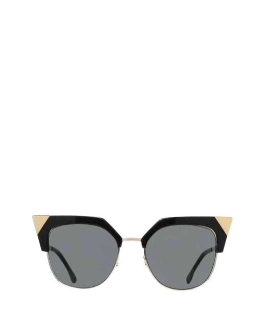 Fendi Gray Cat-Eye Frame Sunglasses