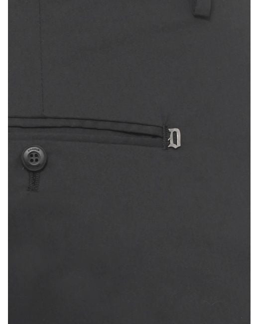 Dondup Gray Gaubert Tailored Trousers for men