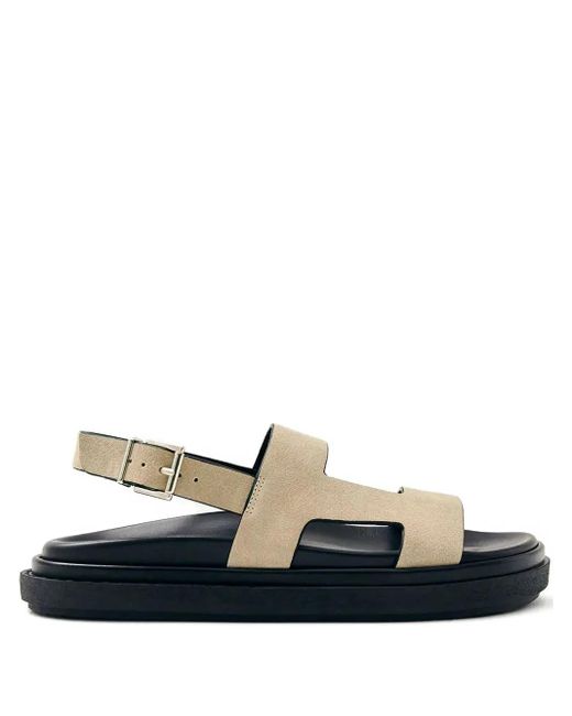 Alohas Blue Lorelei Strappy Flat Sandals