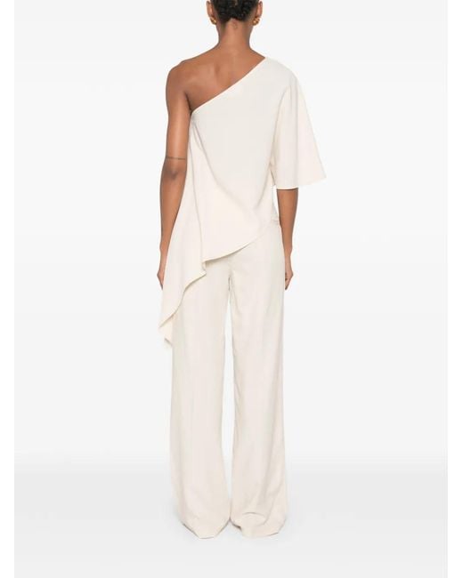 ViCOLO White One-Shoulder Asymmetric Top