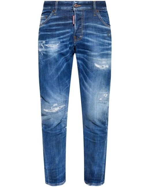 DSquared² Blue 'Sexy Twist' Jeans for men