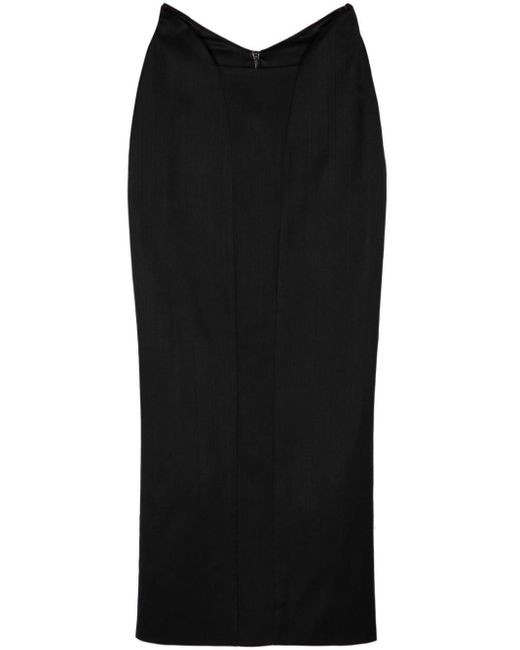 Maticevski Juniper Maxi Pencil Skirt in Black Lyst UK