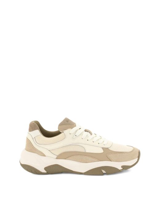 Boggi Natural Storm Leather Sneakers for men