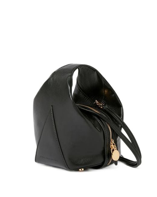 Stella McCartney Black Buckle-Detail Tote Bag